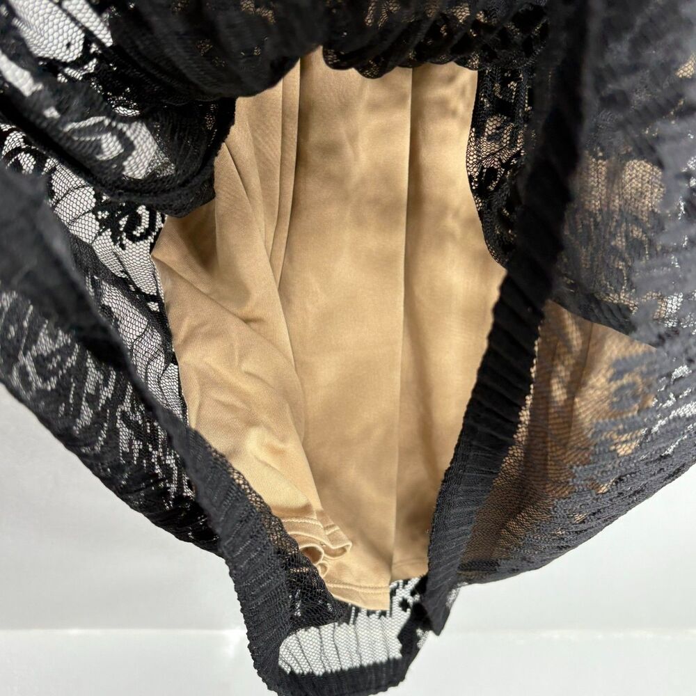 Studio M Black Lace Stretchy Dress with Lining Size Small NWT - Picture 7 of 12